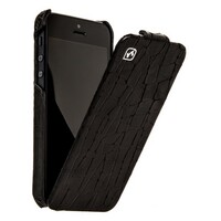 Кожаный чехол HOCO Knight Leather Case Black для Apple iPhone 5/5s/SE