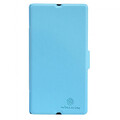 Кожаный чехол Nillkin Fresh Series Blue для Sony Xperia Z L36h(#1)