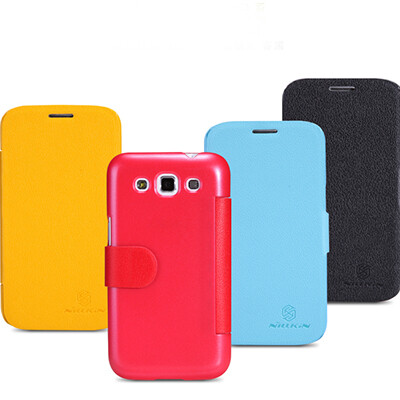 Полиуретановый чехол Nillkin Fresh Series Blue для Samsung i8552 Galaxy Win Duos(4)