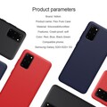 Силиконовый чехол-накладка Nillkin Flex Pure Case Черный для Samsung Galaxy S20 Plus(#5)