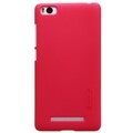 Пластиковый чехол с пленкой Nillkin Super Frosted Shield Red для Xiaomi MI4i(#1)