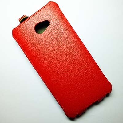 Кожаный чехол Armor Case Red для HTC Butterfly S(2)