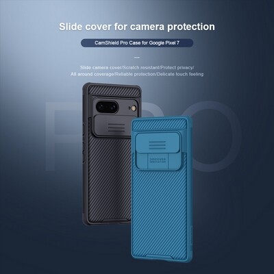 Чехол-накладка Nillkin CamShield Pro Черная для Google Pixel 7(8)