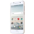 Пластиковый чехол с пленкой Nillkin Super Frosted Shield Gold для HTC One A9(#2)