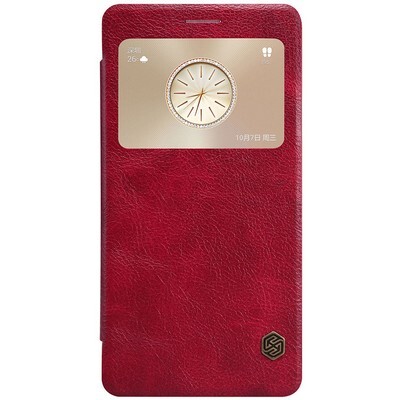Кожаный чехол Nillkin Qin Leather Case Red для Huawei Mate S(1)