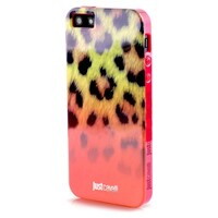 Силиконовый чехол Just Cavalli "MACRO LEOPARD" Red для Apple iPhone 5/5s/SE