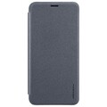 Полиуретановый чехол книга Nillkin Sparkle Leather Case Black для OnePlus 5T(#1)