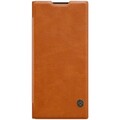 Кожаный чехол Nillkin Qin Leather Case Коричневый для Sony XA2 Plus(#1)