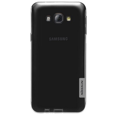 Силиконовый чехол Nillkin Nature TPU Case Grey для Samsung Galaxy A8(1)
