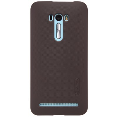 Пластиковый чехол с пленкой Nillkin Super Frosted Shield Brown для Asus Zenfone Selfie ZD551KL(1)