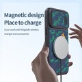 Чехол-накладка с пластиной Magsafe Nillkin Striker S Magnetic Case сине-зеленого цвета для Apple iPhone 14 Plus(#5)