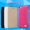 Полиуретановый чехол Nillkin Sparkle Leather Case White для Huawei G Play Mini(#4)