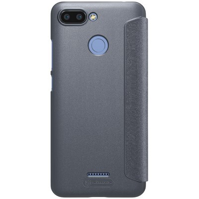 Полиуретановый чехол книга Nillkin Sparkle Leather Case Черный для Xiaomi Redmi 6(2)