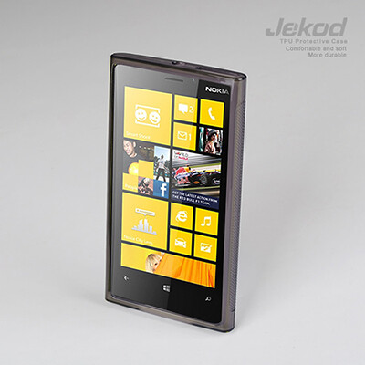 Силиконовый чехол Jekod TPU Case Black для Nokia Lumia 928(2)