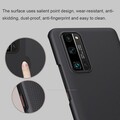 Пластиковый чехол с подставкой Nillkin Super Frosted Shield Черный для Huawei Honor 30 Pro(#4)