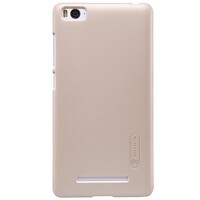 Пластиковый чехол с пленкой Nillkin Super Frosted Shield Gold для Xiaomi MI4i