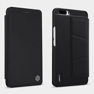 Полиуретановый чехол Nillkin Ming Series Black для Huawei Honor 6 Plus(1)