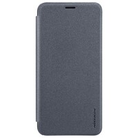 Полиуретановый чехол книга Nillkin Sparkle Leather Case Black для OnePlus 5T