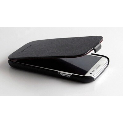 Кожаный чехол книга HOCO Classic Black для Samsung i9300 Galaxy S3(4)