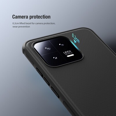 Пластиковый чехол Nillkin Super Frosted Shield Pro Синий для Xiaomi 13(5)