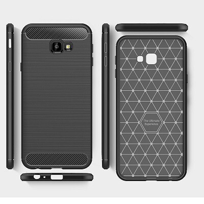 Защитный чехол UniCase Carbon черный для Samsung J4 Plus (2018)(6)