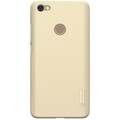 Пластиковый чехол с пленкой Nillkin Super Frosted Shield Gold для Xiaomi Redmi Note 5A Prime (3/32Gb & 4/64Gb)(#1)