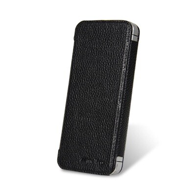 Кожаный чехол книга Melkco Leather Case Diary Book Type Black LC для Apple iPhone 5/5s/SE(3)