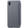 Полиуретановый чехол книга Nillkin Sparkle Leather Case Черный для Huawei Y6 Pro 2019(#2)