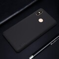 Пластиковый чехол с пленкой Nillkin Super Frosted Shield Черный для Xiaomi Mi Max 3(#3)