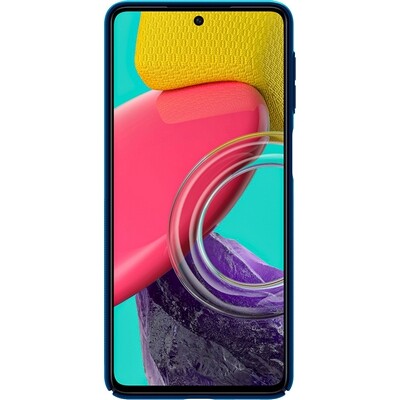 Пластиковый чехол Nillkin Super Frosted Shield Синий для Samsung Galaxy M53(2)