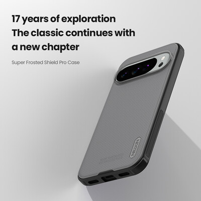 Пластиковый чехол Nillkin Super Frosted Shield Pro Case (прозрачная версия) для Google Pixel 10 Pro XL(7)