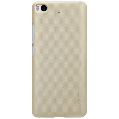 Пластиковый чехол с пленкой Nillkin Super Frosted Shield Gold для Xiaomi Mi5S(1)