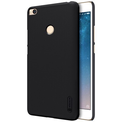 Пластиковый чехол с пленкой Nillkin Super Frosted Shield Black для Xiaomi Mi Max 2(3)