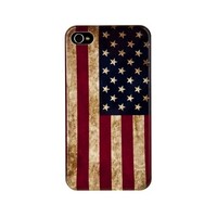 Пластиковый чехол Flag U.S.A. для Apple iPhone 4/4S