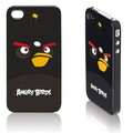 Пластиковый чехол Gear4 Angry Birds Black для Apple iPhone 4/4S(#2)
