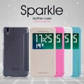 Полиуретановый чехол Nillkin Sparkle Leather Case Gold для HTC Desire EYE(#4)