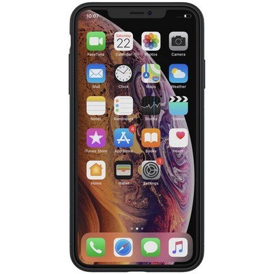 Силиконовая наладка Nillkin Magic Case Black с пластинами для автодержателя для Apple iPhone XR(2)