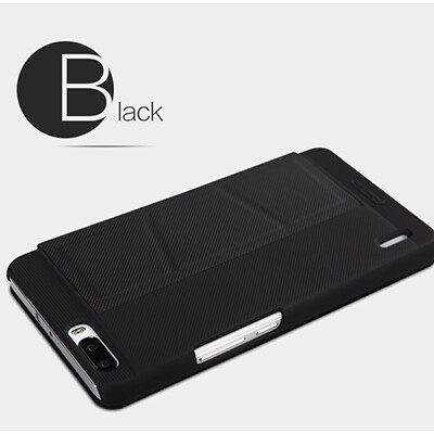 Полиуретановый чехол Nillkin Ming Series Black для Huawei Honor 6 Plus(2)