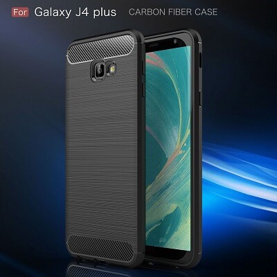 Защитный чехол UniCase Carbon черный для Samsung J4 Plus (2018)(3)