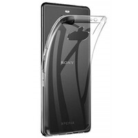 Силиконовый чехол TPU Case 0.6mm прозрачный для Sony Xperia 10 Plus