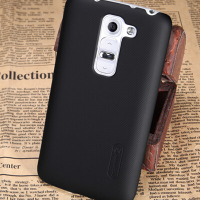 Пластиковый чехол Nillkin Sparkle Leather Case Black для LG Optimus G2 Mini D618(1)