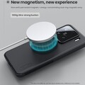 Пластиковый чехол с пластиной Magsafe Nillkin Super Frosted Shield Pro Magnetic Case Черный для Xiaomi 15(#8)