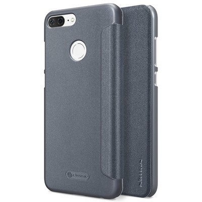 Полиуретановый чехол книга Nillkin Sparkle Leather Case Black (Черный) для Huawei Honor 9 Lite(4)