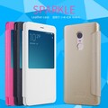Полиуретановый чехол книга Nillkin Sparkle Leather Case White для Xiaomi Redmi Note 4(#4)