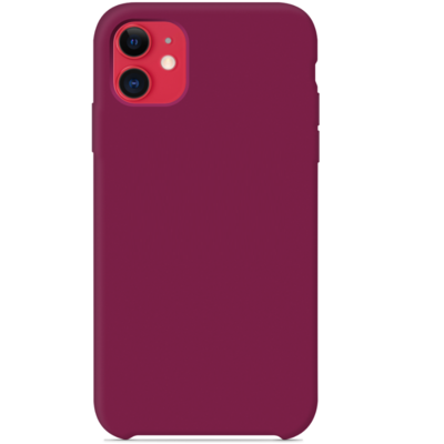 Силиконовый чехол красная роза для Apple iPhone 11(7)