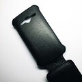 Кожаный чехол Armor Case Black для Philips Xenium W626(#3)