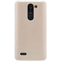 Пластиковый чехол Nillkin Super Frosted Shield Gold  для LG L Bello D335