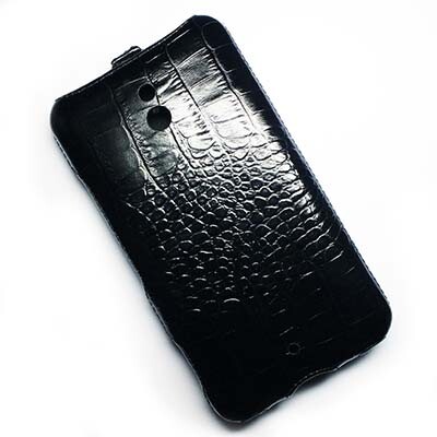 Кожаный чехол Abilita Leather Case Black Crocodile для Nokia Lumia 1320(3)