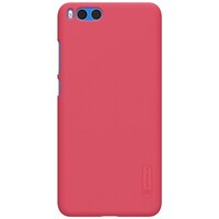 Пластиковый чехол с пленкой Nillkin Super Frosted Shield Красный для Xiaomi Mi Note 3