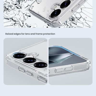 Силиконовый чехол Nillkin Nature TPU Pro Magnetic Case Прозрачный для Samsung Galaxy S25 Plus(5)